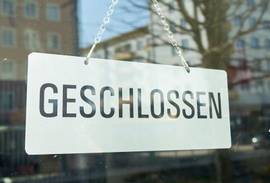 geschlossen schild